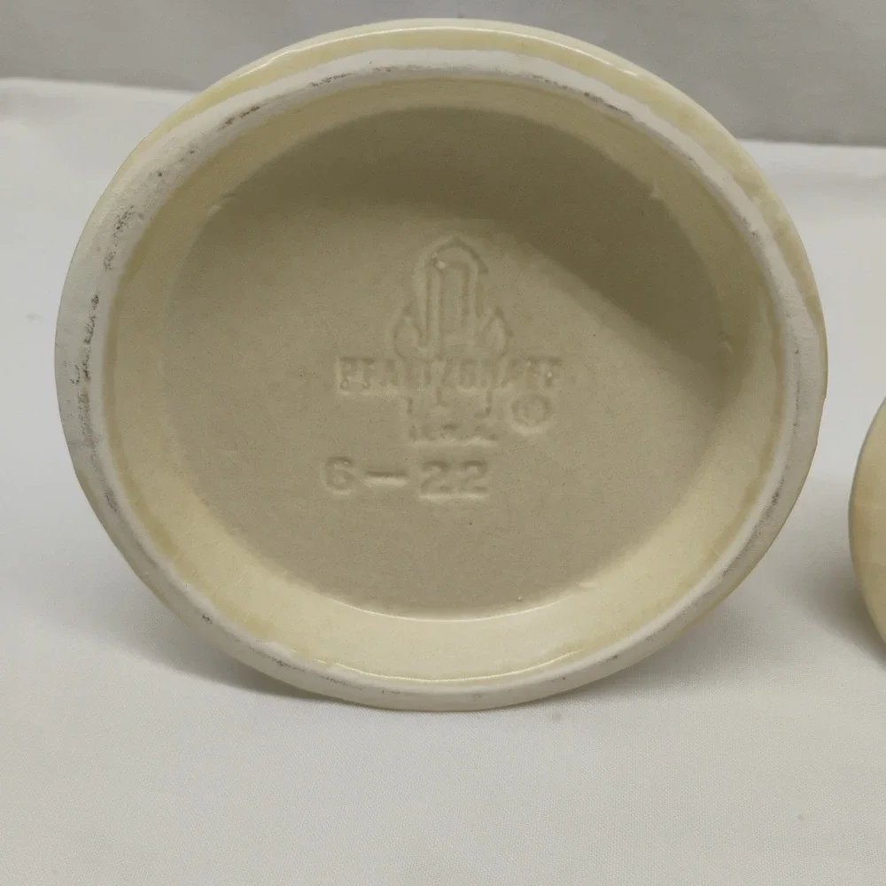 Pfaltzgraff Village Sugar Bowl With Lid Vintage 1970's Stoneware Canister